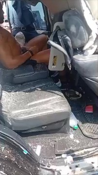 Anthony Joshua survives a fatal car accident in Nigeria.