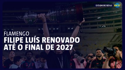 Flamengo anuncia renovação de Filipe Luís até o final de 2027