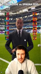 💥Italie 2006 vs Espagne 2010 ! Qui gagne ? #football #versus
