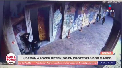 Liberan a joven detenido en protestas por caso Manzo | DPC con Paola Rojas