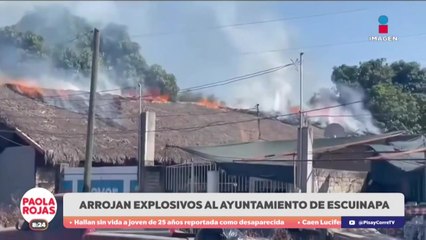 Dron con explosivos ataca bodega del ayuntamiento en Escuinapa | DPC con Paola Rojas