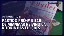 Partido pró-militar de Mianmar reivindica vitória na primeira fase das eleições