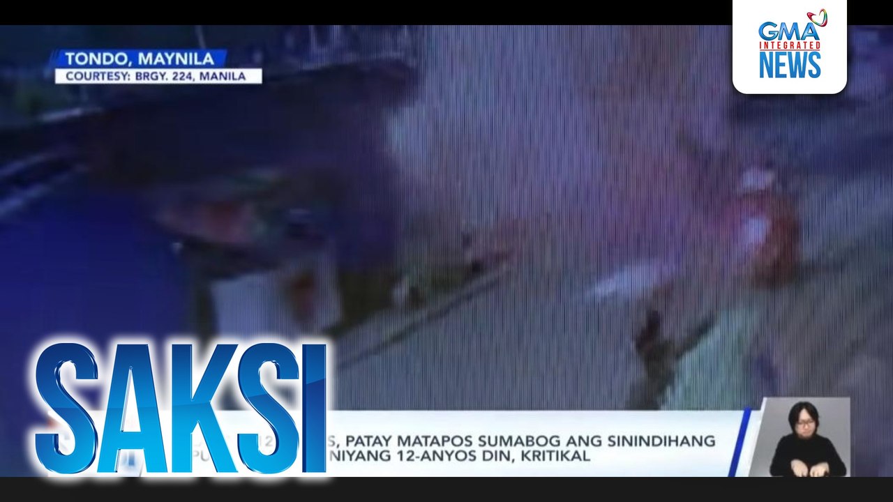 Lalaking 12-anyos, patay matapos sumabog ang sinindihang paputok; kasama niyang 12-anyos din, kritikal | Saksi