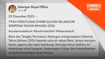 Sultan Selangor titah tangani masalah banjir