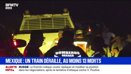 Mexique: un train de voyageurs avec plus de 240 personnes à bord a déraillé dans le sud du pays, au moins 13 morts