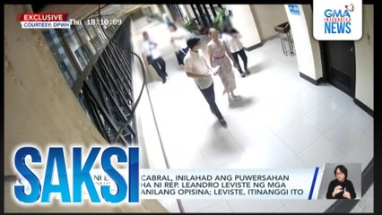 Staff ni Ex-Usec. Cabral, inilahad ang puwersahan umanong pagkuha ni Rep. Leandro Leviste ng mga dokumento sa kanilang opisina; Leviste, itinanggi ito | Saksi