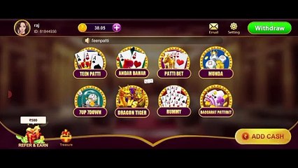 Teen Patti Refresh Gameplay | Daily Bonus & Real Game Experience