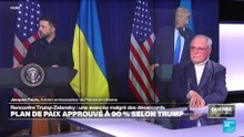 Rencontre Trump-Zelensky : un plan de paix approuvé à 90% selon Trump