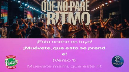 QUE NO PARE EL RITMO AUTOR JAVIER LINDO M.