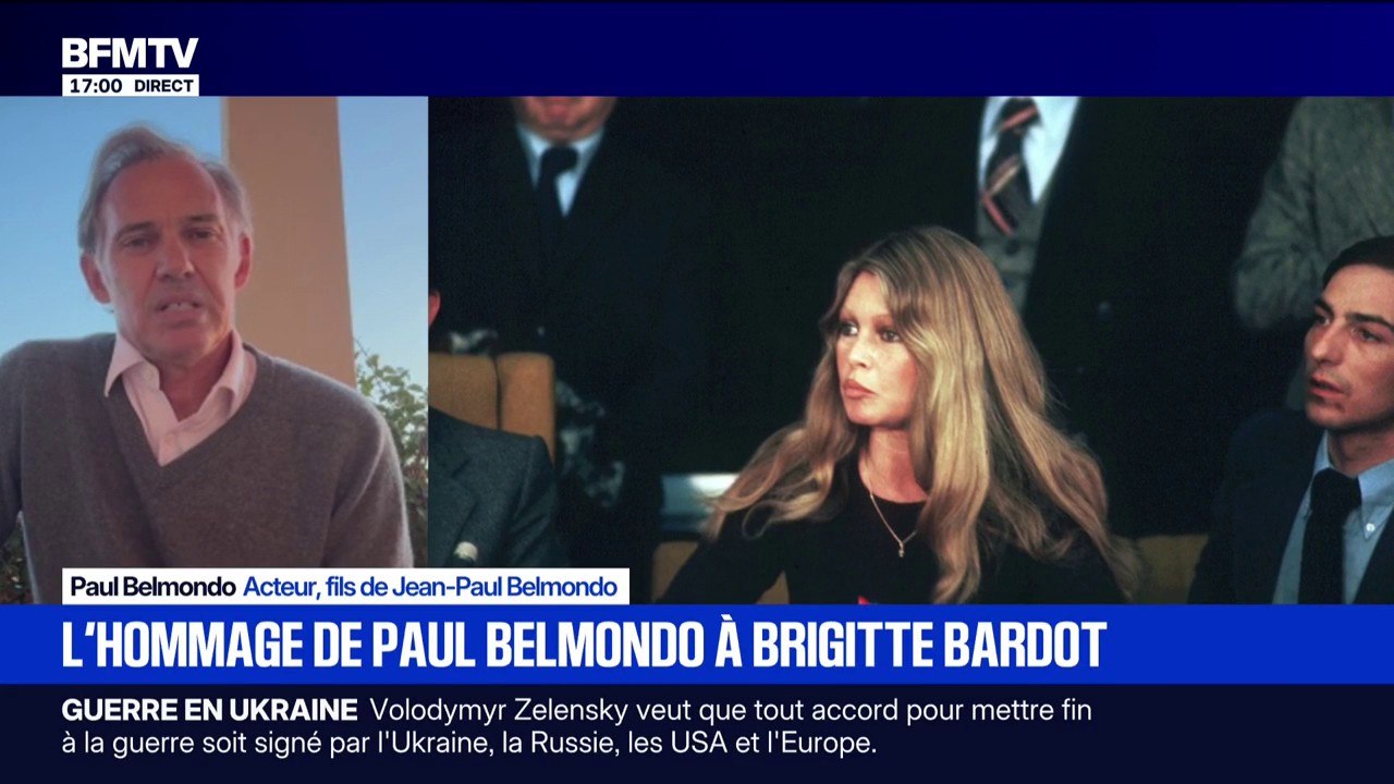 Mort de Brigitte Bardot: "Ils avaient une relation très amicale", se souvient Paul Belmondo, au sujet de son père Jean-Paul Belmondo