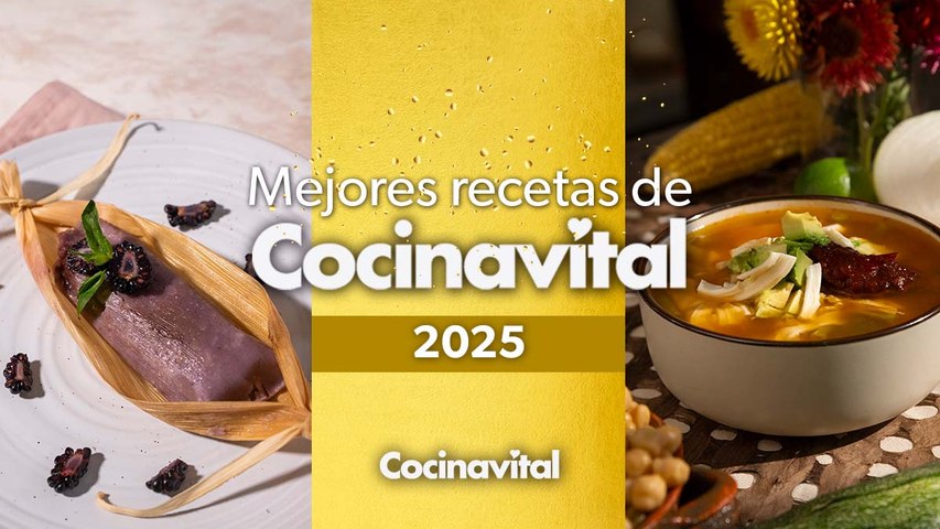 Las mejores recetas de Cocina Vital durante 2025 en video