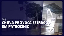 Chuva provoca estragos em Patrocínio