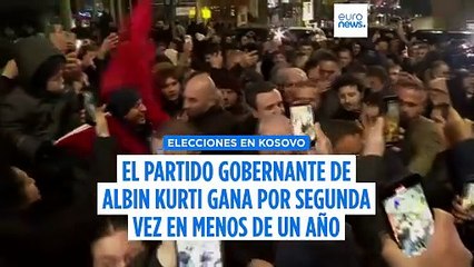 Por segunda vez en un año, el partido gobernante de Albin Kurti gana las elecciones en Kosovo