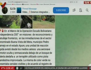 FANB ha neutralizado 31 aeronaves clandestinas en el 2025