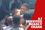 Anthony Joshua escapes deadly car crash on Nigeria’s most dangerous highway