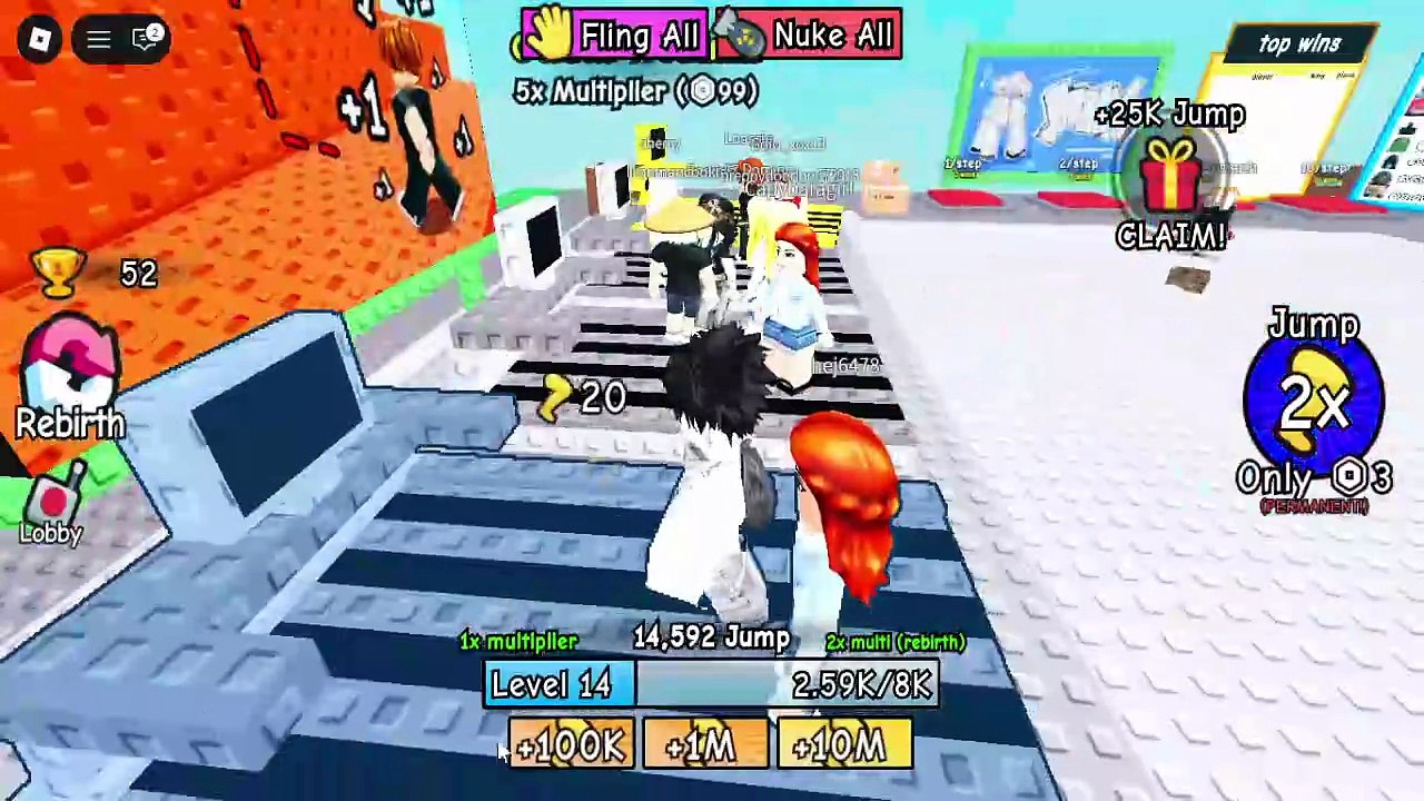+1 Jump Per Step_ From +1 Jump To INSANE HEIGHTS Roblox