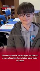 📄🤍 En un salón de clases, un maestro lanzó un reto inesperado: si un alumno sacaba un papel en blanco, toda la clase obtendría 10.