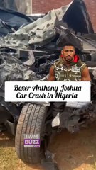 Anthony Joshua has been injured, with two others killed, in a Lexus SUV car crash near Lagos in Nigeria