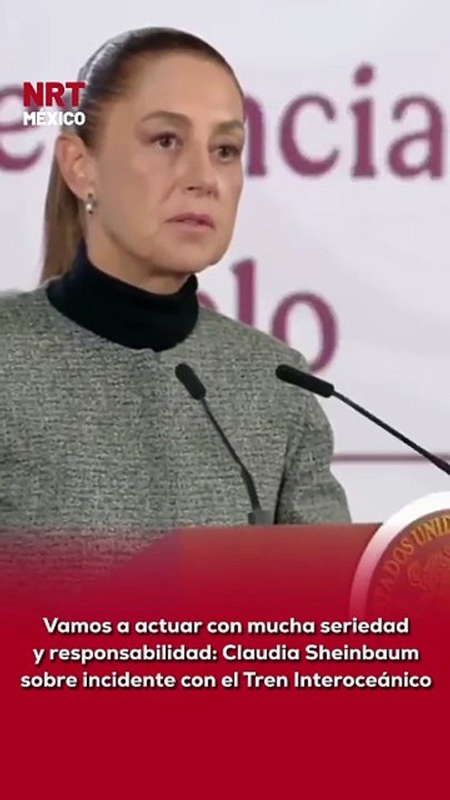 🕊️🇲🇽 La presidenta de México, Claudia Sheinbaum, expresó su pésame y solidaridad a las familias afectadas por el descarrilamiento del Tren Interoceánico, tragedia que dejó 13 personas fallecidas y 98 lesionadas.
