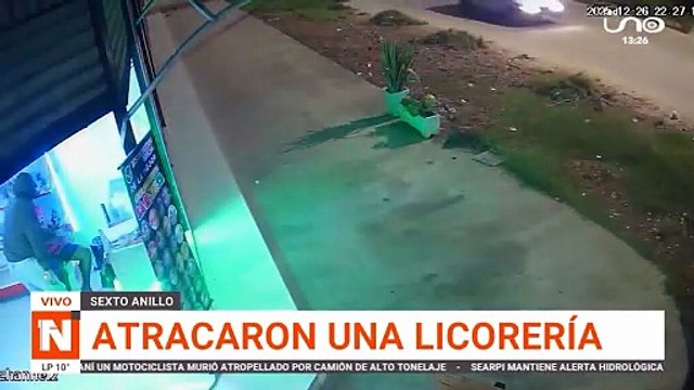 Atracan licorería