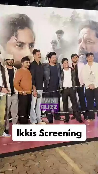 Stars light up the Ikkis special screening as Agastya Nanda, Simar Bhatia, Jaideep Ahlawat, Bobby Deol, Sunny Deol and more come together