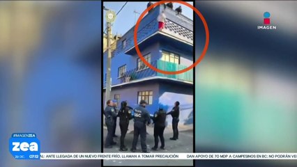 VIDEO: Policías de la CDMX evitan suicidio