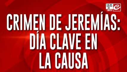 Crimen de Jeremías: día clave en la causa