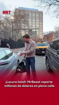 😳💵 ¡LOCURA TOTAL! El youtuber MrBeast apareció en una calle cualquiera de Estados Unidos y comenzó a repartir millones de dólares a las personas que pasaban por el lugar.