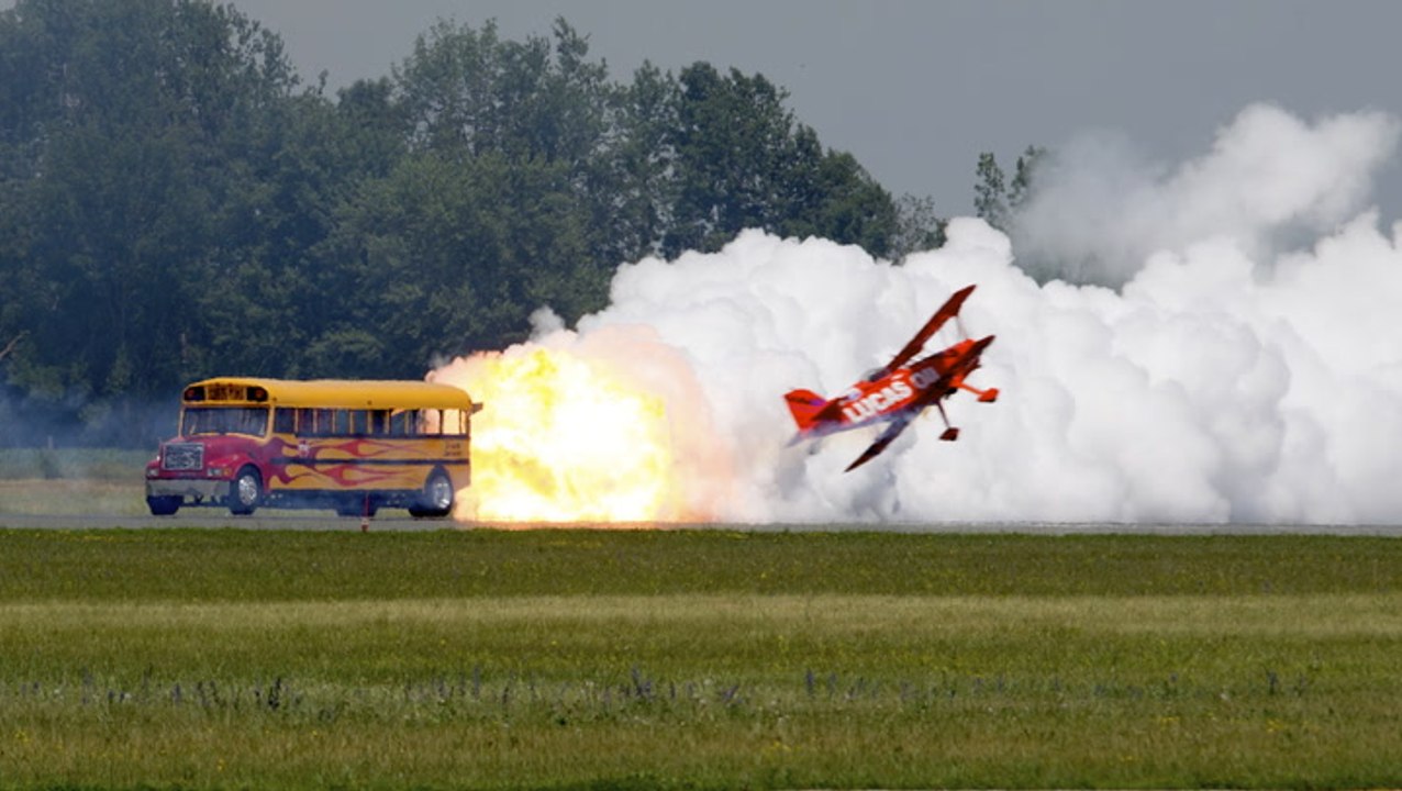 Incredible Jet-Powered School Bus