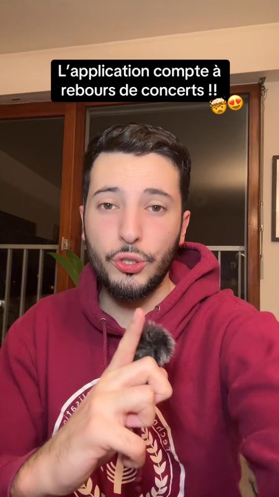 L’application compte à rebours de concerts ! 🤯😍