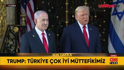 Netanyahu-Trump görüşmesi başladı! Görüşme öncesi Erdoğan'a övgü dolu sözler