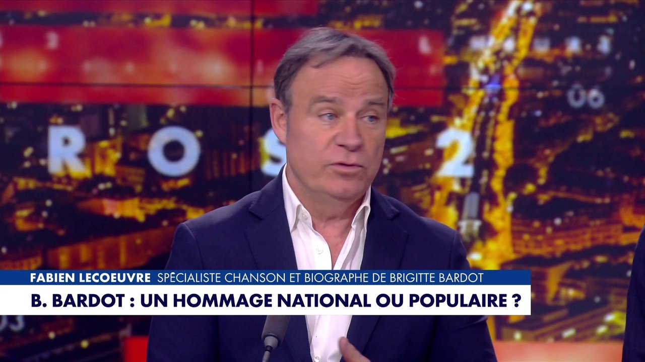 Fabien Lecoeuvre évoque la possibilité d'un hommage populaire pour Brigitte Bardot