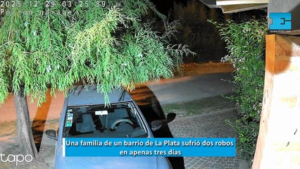 Una familia de un barrio de La Plata sufrió dos robos en apenas tres días