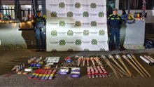 Incautaron más de 900 unidades de pólvora en un vehículo en Fontibón