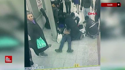 İzmir'de tren beklerken kalp krizi geçirdi, ilk müdahaleyi perondaki sağlıkçı yaptı