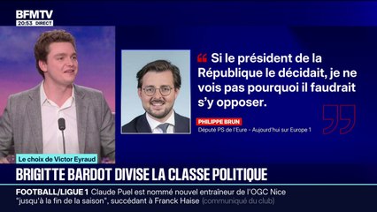 LE CHOIX DE VICTOR EYRAUD - Brigitte Bardot divise la classe politique