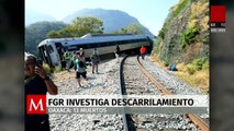 FGR informa avances periciales por descarrilamiento del Tren Interoceánico en Oaxaca