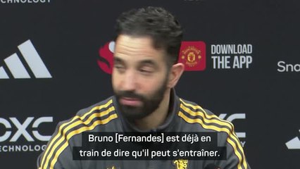 Man. United - Amorim blague sur le leadership de Bruno Fernandes : “Peut-être qu’il veut mon poste”
