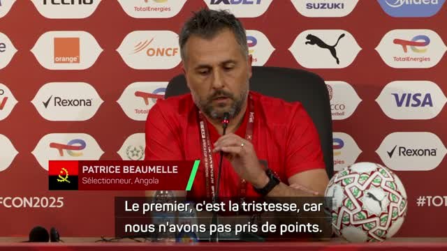 Angola - Beaumelle mitigé après le nul contre l’Égypte espère que 2 points suffiront à la qualif'