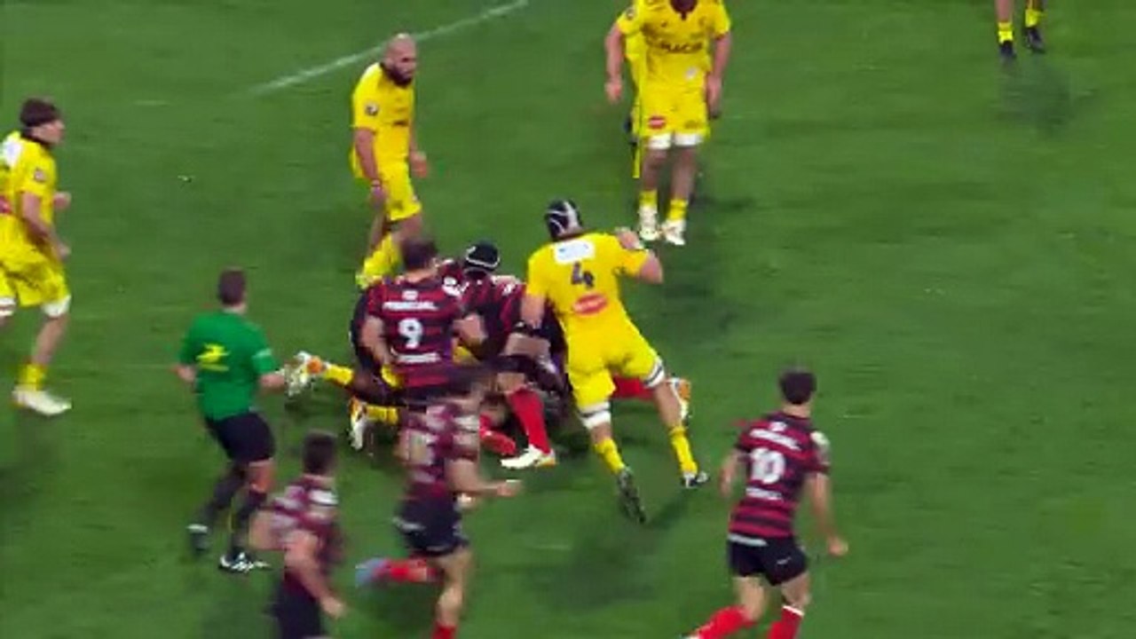 TOP 14 - Essai de Teddy THOMAS (ST) - Stade Toulousain - Stade Rochelais
