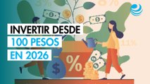 Cómo invertir desde 100 pesos en 2026: Cetes, acciones y ETFs