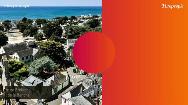 Située sur une île de moins de 500 habitants, la maison de famille de l'épouse d'un grand acteur français est peu accessible