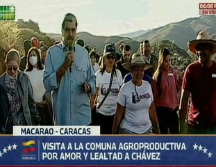 Jefe de Estado da inicio al Plan Nacional de Siembra en la comuna Por Amor y Lealtad a Chávez