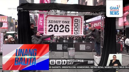 Pamamaalam sa bad memories at experiences ngayong 2025, tampok sa Good Riddance Day event sa Times Square | Unang Balita