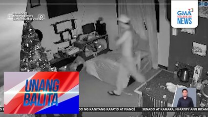 Huli-cam – Lalaki, nagnakaw sa bahay ng kaniyang bayaw | Unang Balita