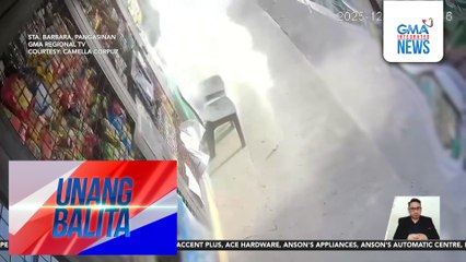 Mag-amang sakay ng motorsiklo, sugatan matapos sumabog ang binili nilang paputok | Unang Balita