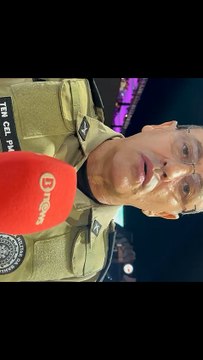 Coronel da PM faz balanço dos primeiros dias do Festival da Virada e destaca que os portais fortalecem a ação de segurança