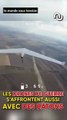 Les drones de guerre s’affrontent à coup de bâton. #ukraine #guerre #russie