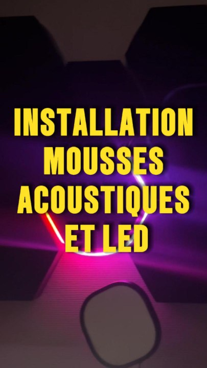 Installation Mousses Acoustiques ! #Exclu #Installation #Mousses