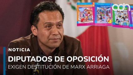Alertan adoctrinamiento comunista en escuelas y exigen destituir a Marx Arriaga